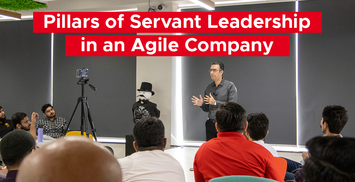 Servant leadership om an agile company
