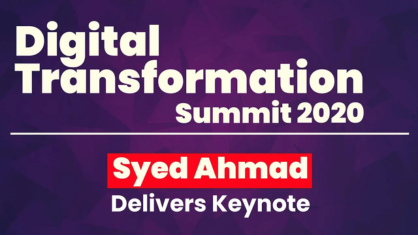 Digital Transformation Summit 2020 l Syed Ahmad (DPL CEO) delivers keynote
